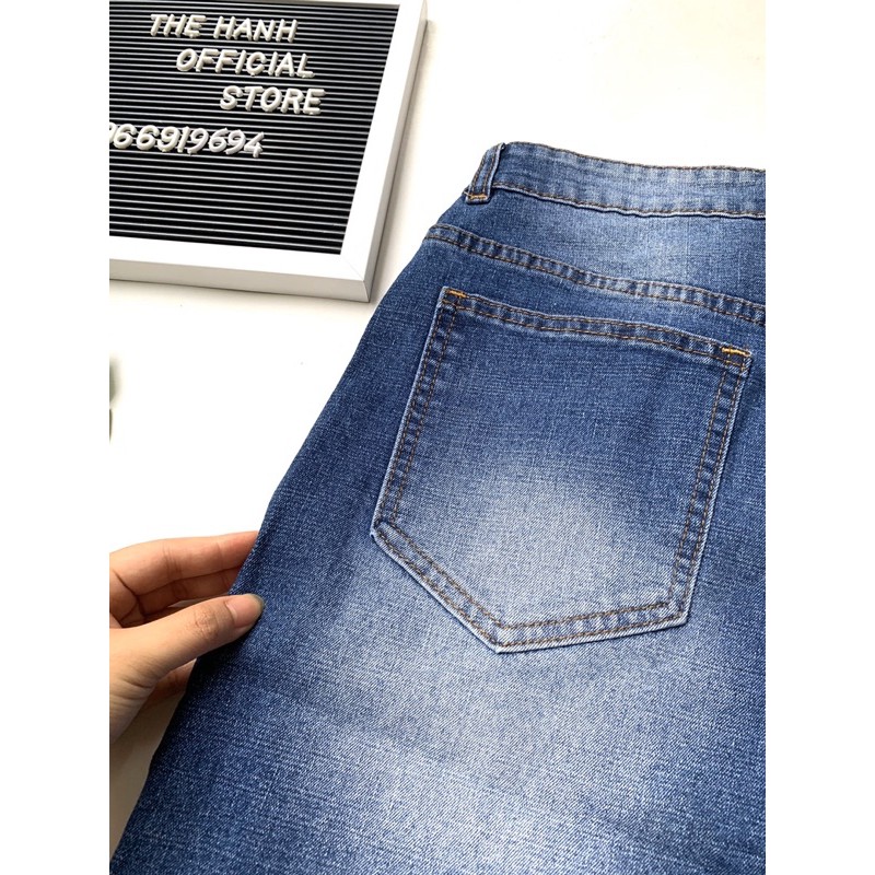 Quần short jean nam xanh trơn - quần ngố bò nam | BigBuy360 - bigbuy360.vn