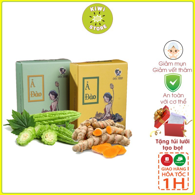 Xà Bông Nghệ - Xà Bông Mướp Đắng Natural dưỡng ẩm sáng da | BigBuy360 - bigbuy360.vn