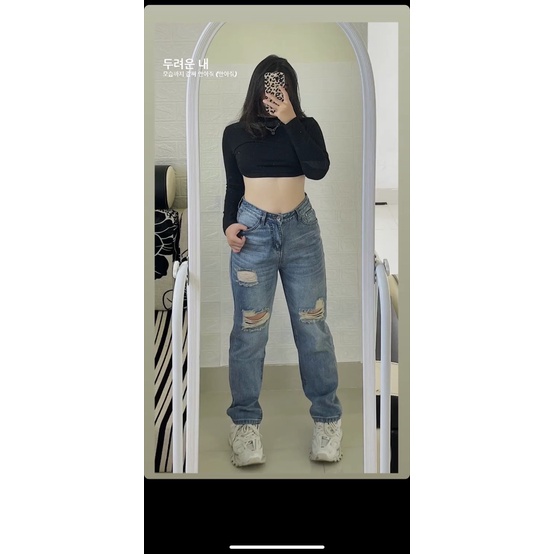 [Có BIGSIZE] quần jeans baggy lưng cao. | BigBuy360 - bigbuy360.vn