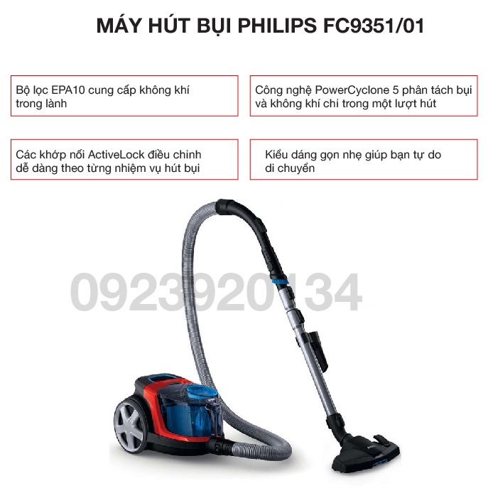 Máy hút bụi Philips FC9351/01