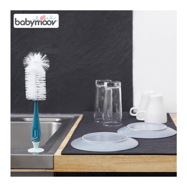 CHỔI CỌ BÌNH VÀ NÚM TI BABYMOOV