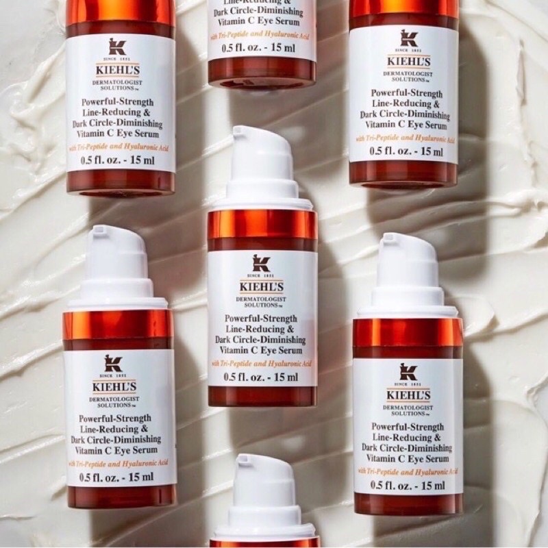 Kem Mắt Mờ Thâm Bọng Kiehl's Powerful Strength Line Reducing & Dark Circle Diminishing Vitamin C