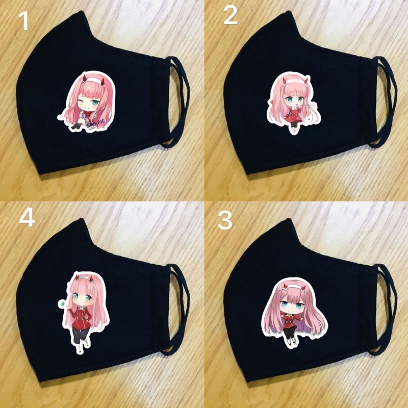 khẩu trang anime darling in the Franxx