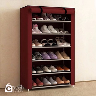 Kệ vải để giày 6 tầng 5 Ngăn tiện ích