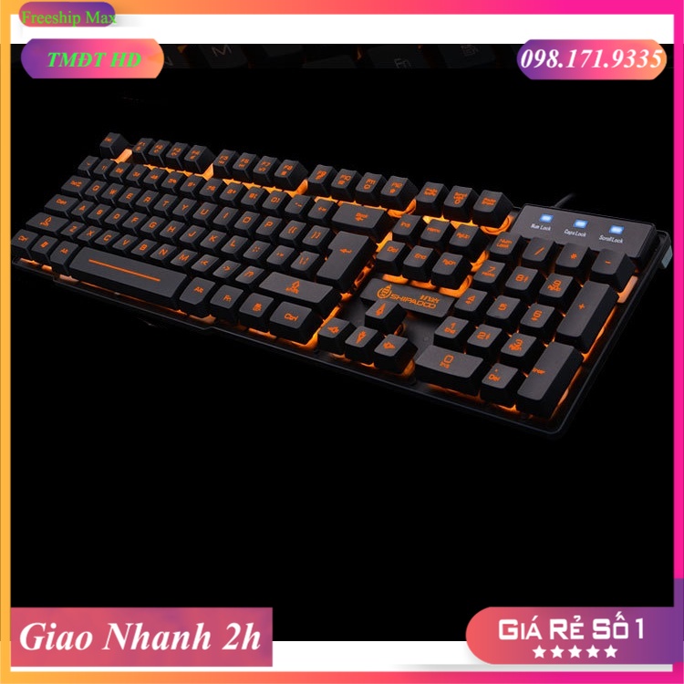 Keyboard - Bộ Bàn Phím Chuyên Game Fuhlen K600, Có đèn LED giả cơ Loại Xịn Chuyên Dụng Siêu Nhạy Dành cho Game Thủ