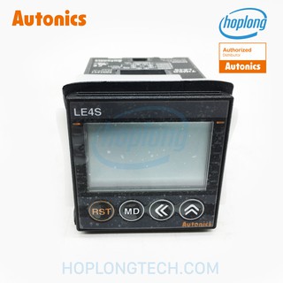 LE4S Bộ đặt thời gian loại LCD, loại phím mềm Autonics 4 chữ số