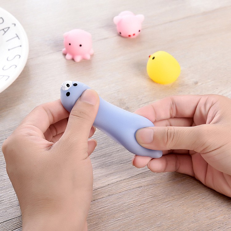 Đồ chơi Squishy mochi mềm dẻo nhiều hình dễ thương an toàn cho bé