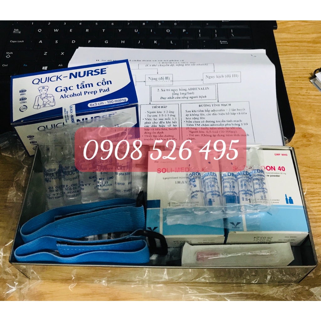 Bộ cấp cứu phản vệ (chống sốc phản vệ theo bộ y tế)
