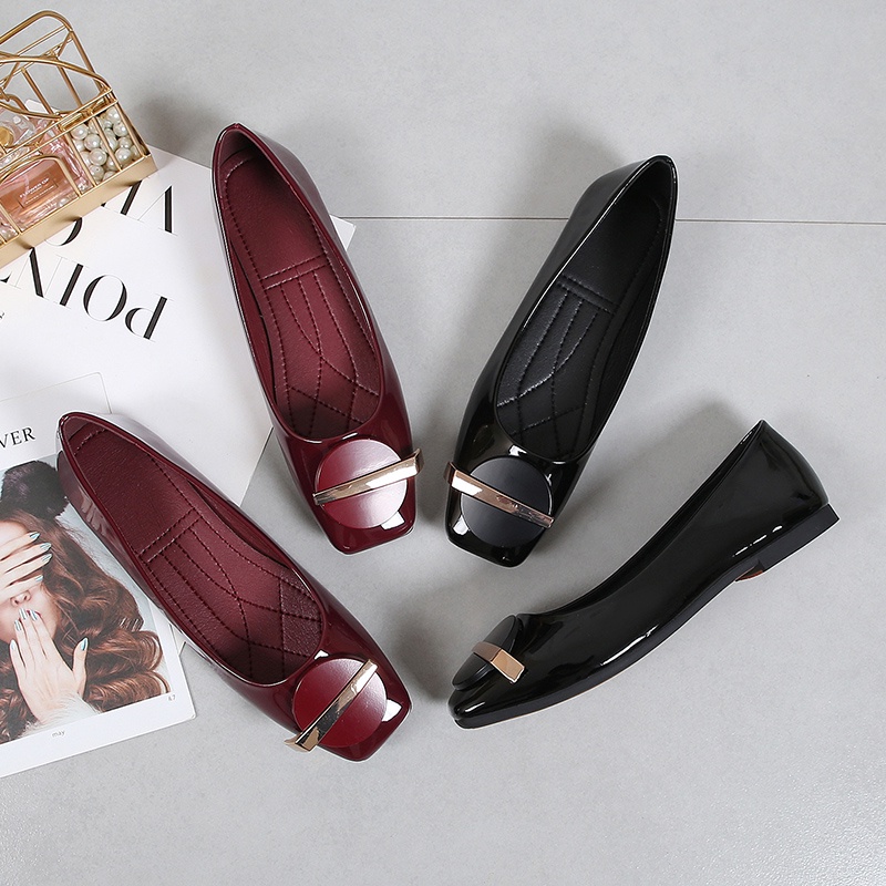 Giày Búp Bê Mũi Vuông Thời Trang Nữ