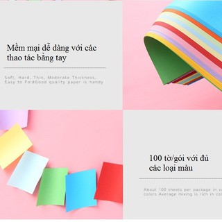 Giấy thủ công học sinh - origami