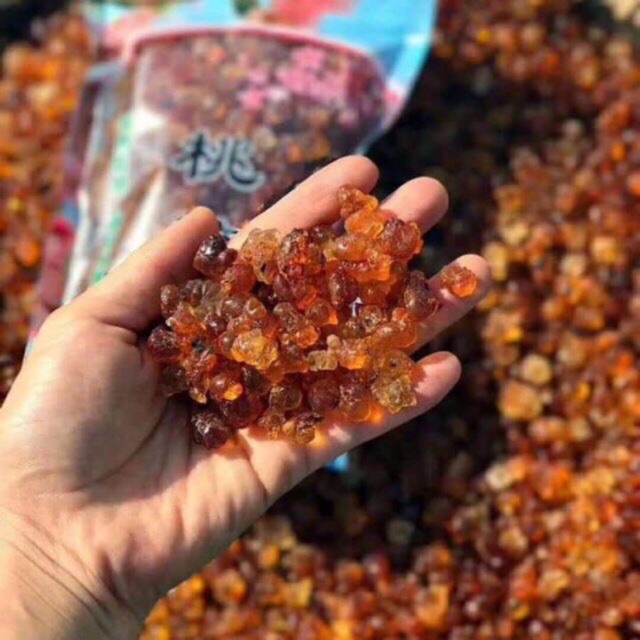 Nhựa đào làm chè dưỡng nhan hàng loại 1 100g date 2022