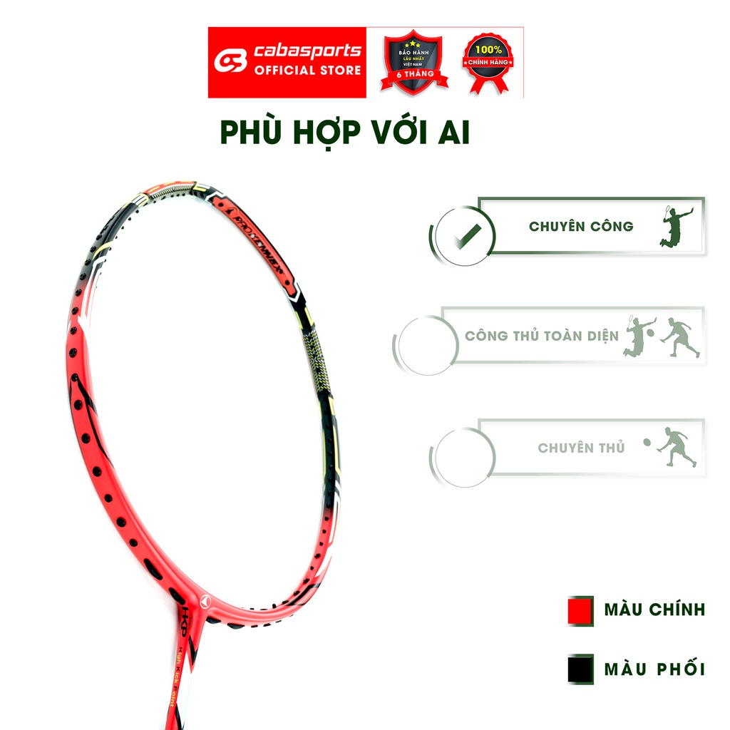 Vợt cầu lông ProKennex X3 9000 Pro carbon cao cấp chính hãng chuyên công mạnh mẽ Bảo hành 9 tháng