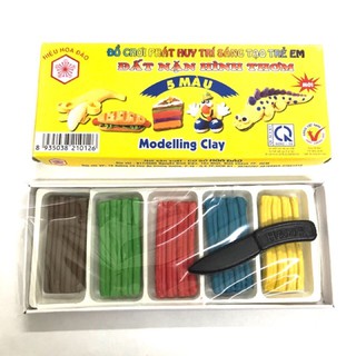 Đất nặn hiệu hoa đào 5 màu