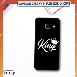 Ốp lưng nhám cho điện thoại Samsung Galaxy J4 Plus 2018 / J4 Core