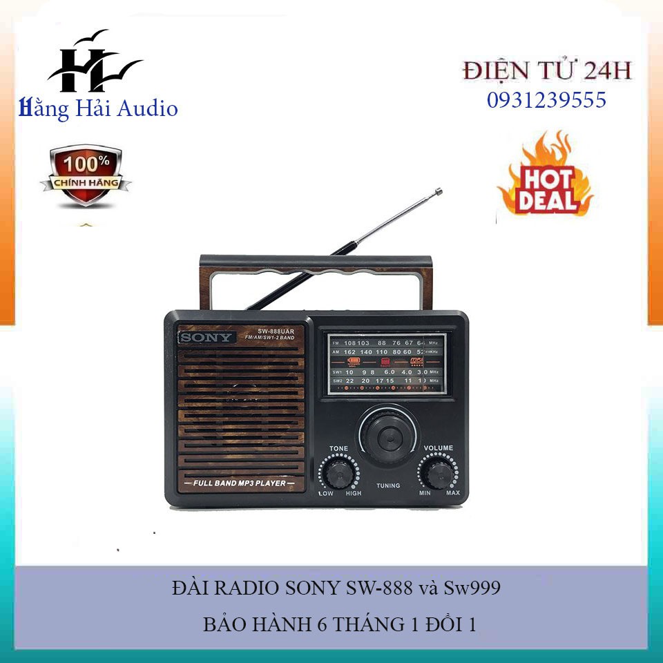 ĐÀI RADIO SONY SW-888 và Sw999