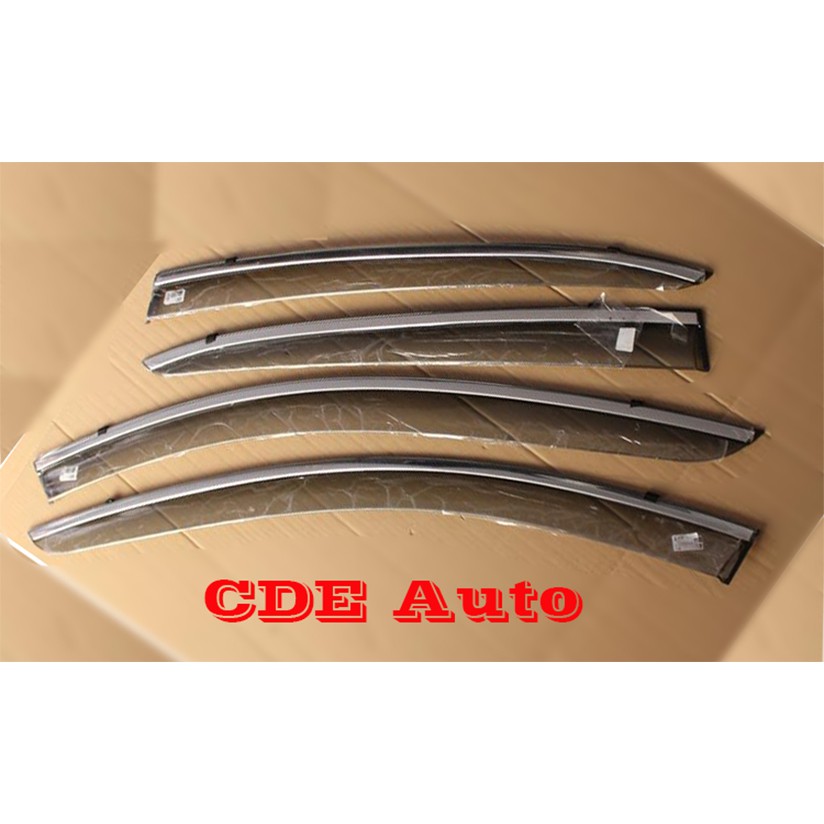 Bộ vè che mưa chỉ mạ Mazda 3 đời xe 2014 đến 2019