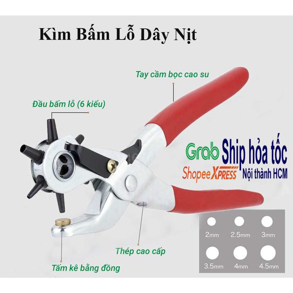 KÌM BẤM LỖ THẮT LƯNG