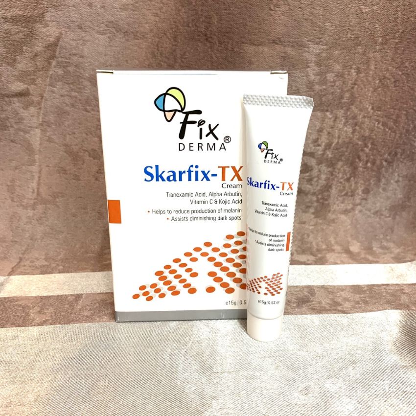 Kem giảm thâm nám tàn nhang Fixderma Skarfix, kem dưỡng sáng da mờ thâm đỏ