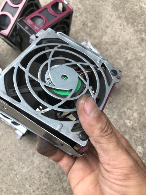 Quạt server hp nidec 12v 1A, vuông 9cm