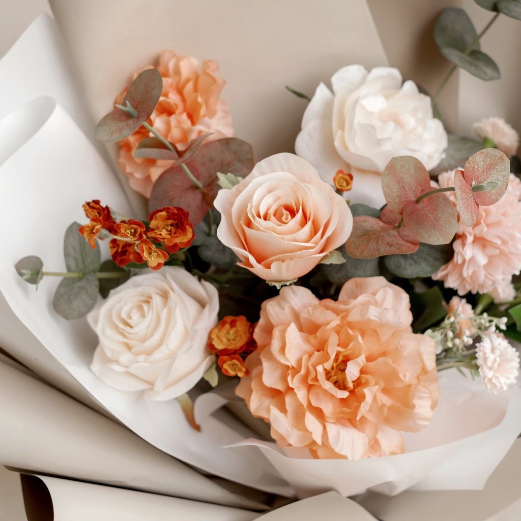 Bó hoa – bó hoa lụa đẹp quà tặng phong cách Hàn Quốc thương hiệu BÔNG BY CATT 🎀 quà tặng sinh nhật bạn gái, tặng mẹ 🎀