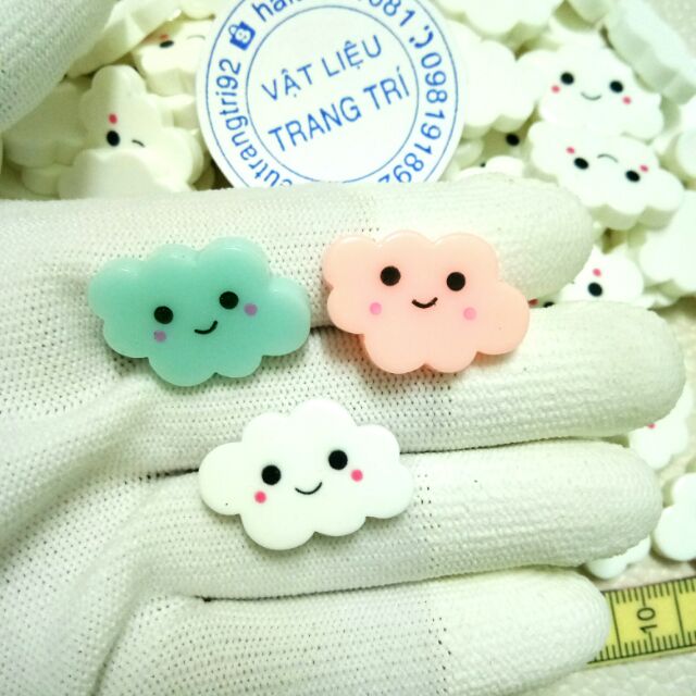 Đám mây mặt cười charm slime