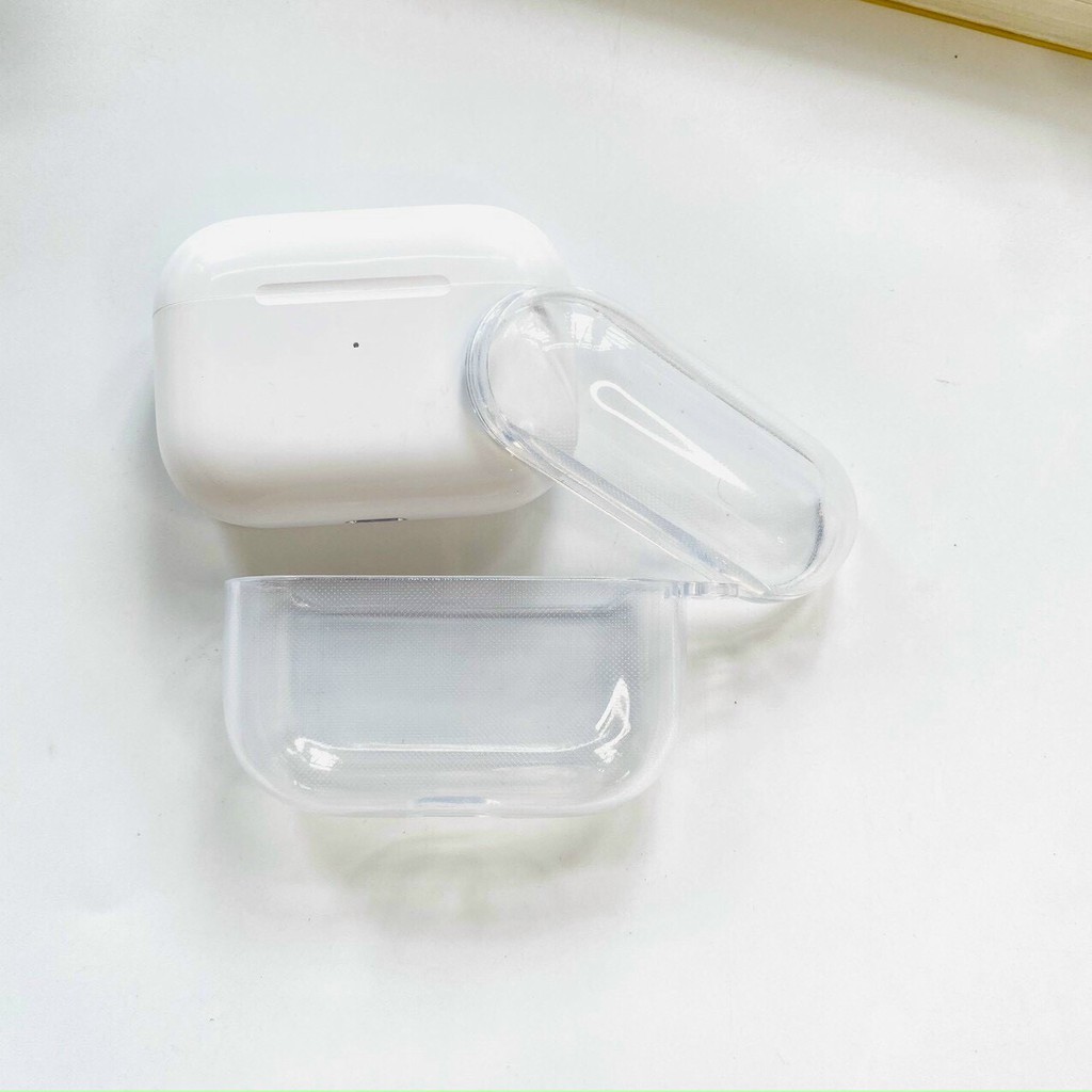 Bọc Airpod Vỏ Bọc Airpod Silicon Trong suốt chống sốc Siêu Xinh kèm móc cài tai nghe airpod 1/23/airpod pro