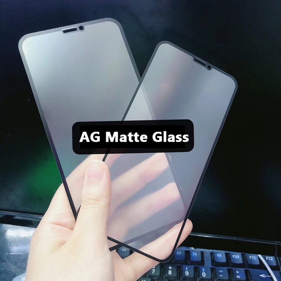 Kính cường lực nhám full màn chống vân tay AG Xiaomi Mi 9T 10T 11T 12T 13T Pro 11 Lite POCO F3 F4 F5 X3 X4 X5 X6 M3 M4 Redmi Note 7 8 9 9S 10 10S 11 11S 12 13 9A 9C 10C 12C 13C
