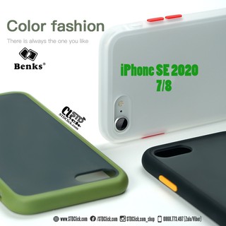 Ốp lưng iphone se 2020 benks smooth chống sốc viền dẻo chính hãng