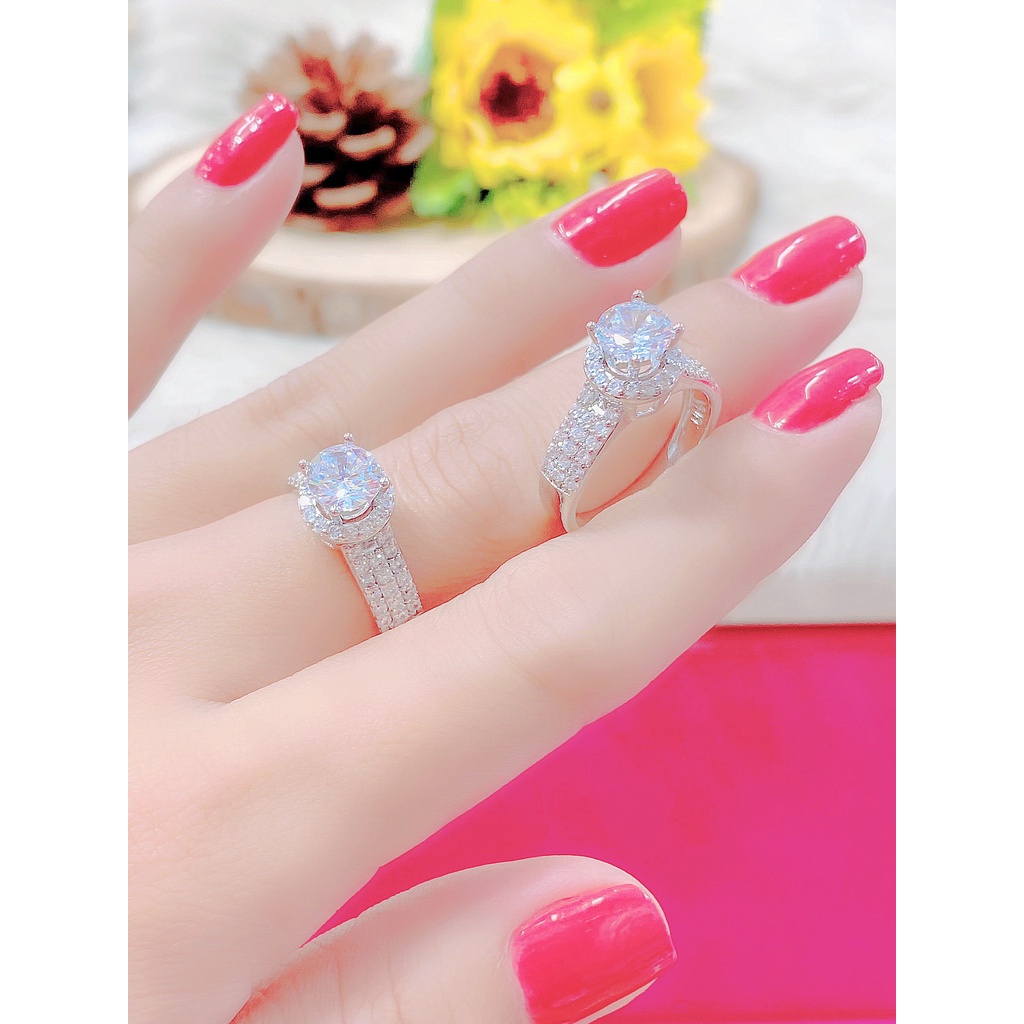 UHA - Nhẫn nữ mạ 18K đính đá CZ N742