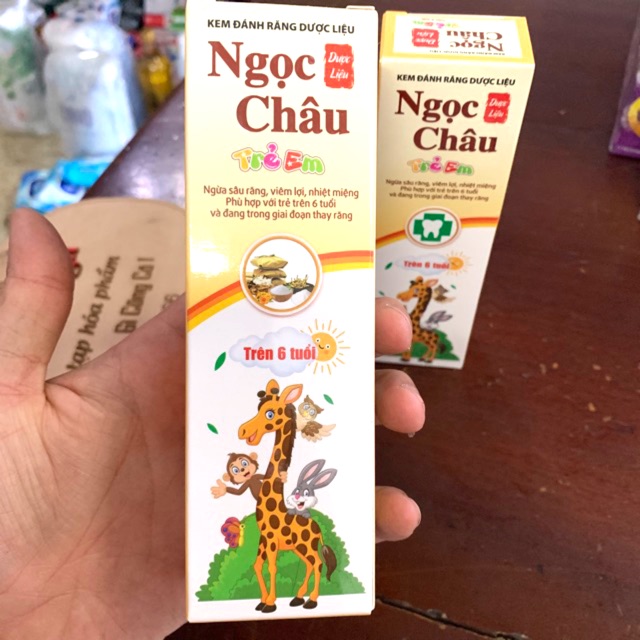 Kem đánh răng trẻ em Ngọc Châu 70g