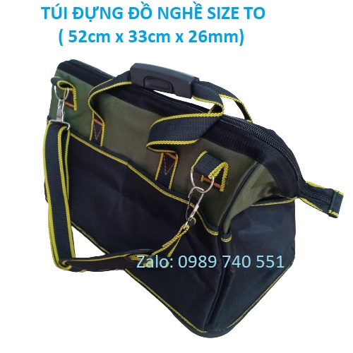 Túi đựng đồ nghề vải dù - đế nhựa chống nước cao cấp