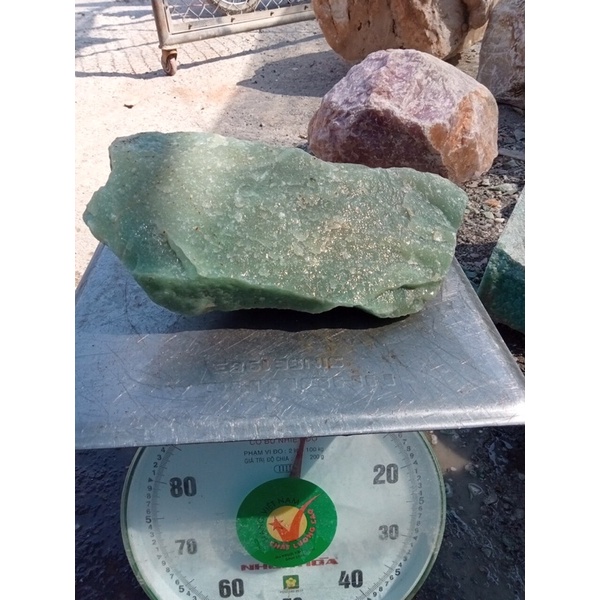 Viên Đá Thô Màu Xanh Aventurine 2-3kg