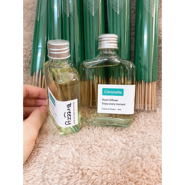 Tinh dầu hương Sả khuếch tán thơm phòng Thái Lan SMELL LEMONGRASS thư giãn dễ chịu xua đuổi muỗi