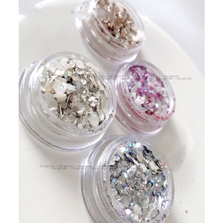 Hũ nhũ mix xà cừ trang trí móng