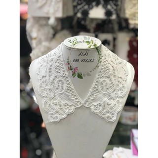 cổ áo ren sơ mi nữ phong cách hàn quốc