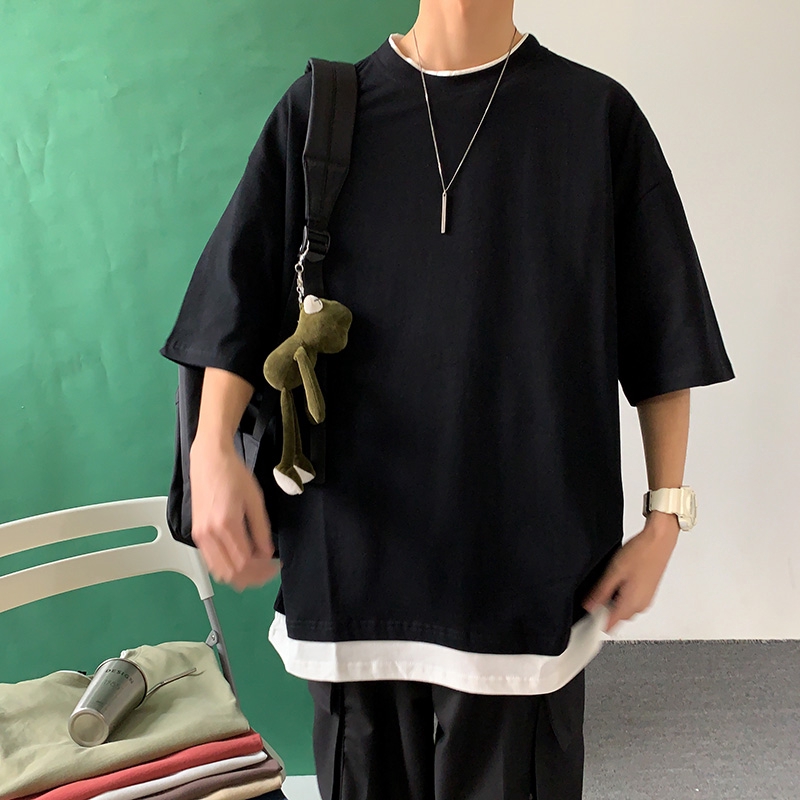 Áo Thun Tay Ngắn Phong Cách Hong Kong Cá Tính | BigBuy360 - bigbuy360.vn