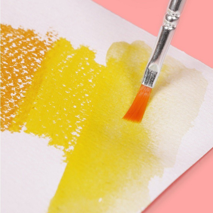 Bút Sáp Màu Nước Cao Cấp Color Kids Deli - 12 Màu - Dành cho bé từ 3 tuổi, không độc hại, kèm cọ và hộp nhựa