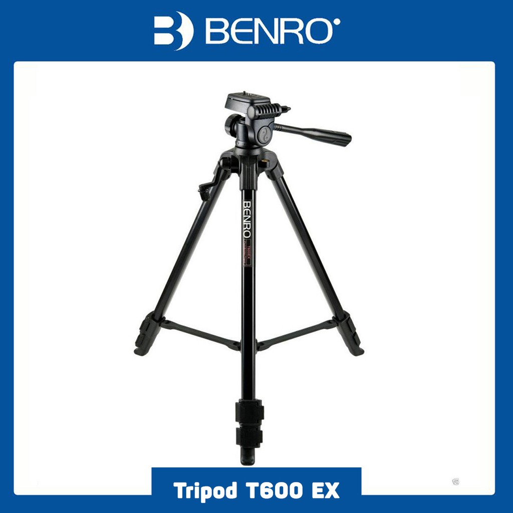 Chân máy ảnh, điện thoại, tiktok, livestream Benro T600EX | t600 ex Chính hãng (TẶNG KÈM KẸP ĐIỆN THOẠI))