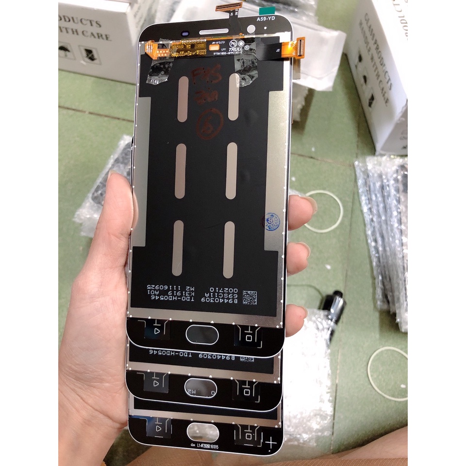 Oppo F1S / A1601 / A59 - Màn Hình Nguyên Bộ Zin Ép Cảm Ứng Zin, Màu Trắng