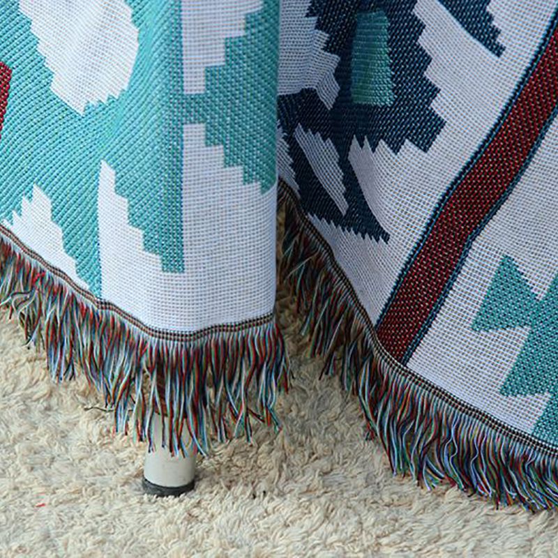 Thảm Trải Sàn Họa Tiết Thổ Cẩm Phong Cách Bohemian