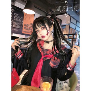 Vòng cổ choker đan lưới hình mạng nhện 🕸