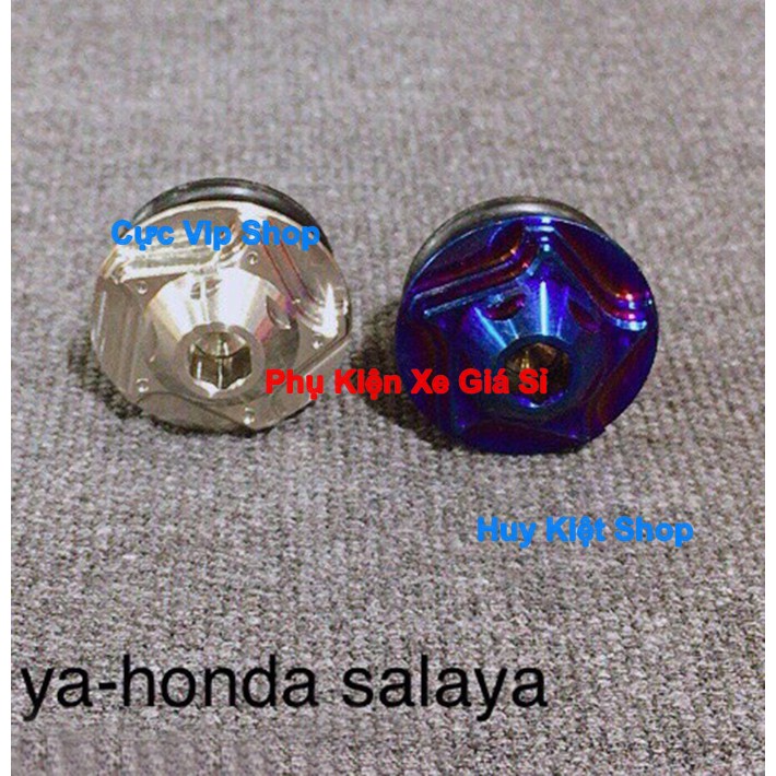 [Hàng Mới Về] Ốc Nhớt Yamaha, Honda Kiểu Salaya Inox, Inox Xi Titan 2369