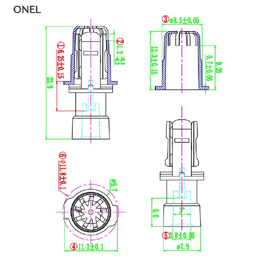 1 Đầu Thay Thế Cho Máy Tỉa Lông Mũi 3 Trong 1 mx