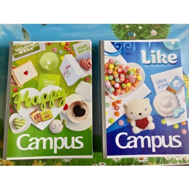 Vở kẻ ngang Campus Gift 80 trang hàng chuẩn