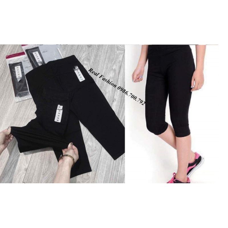 Quần Legging Nâng Mông Lửng Tôn Dáng Che Bụng big size đến 85kg ❣️