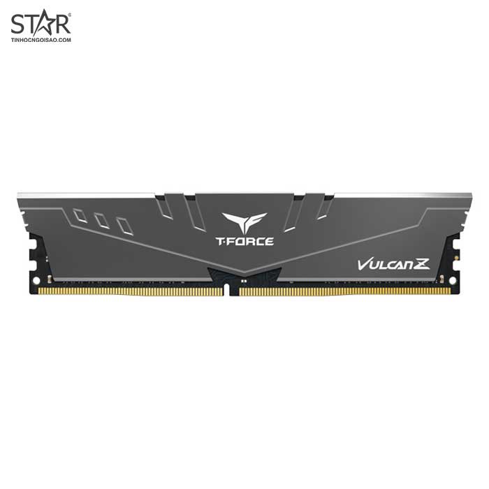 Ram DDR4 TeamGroup 8G/3200 TForce Vulcan Z Gaming (1x 8GB) (TLZGD48G3200HC16FBK) (Xám)