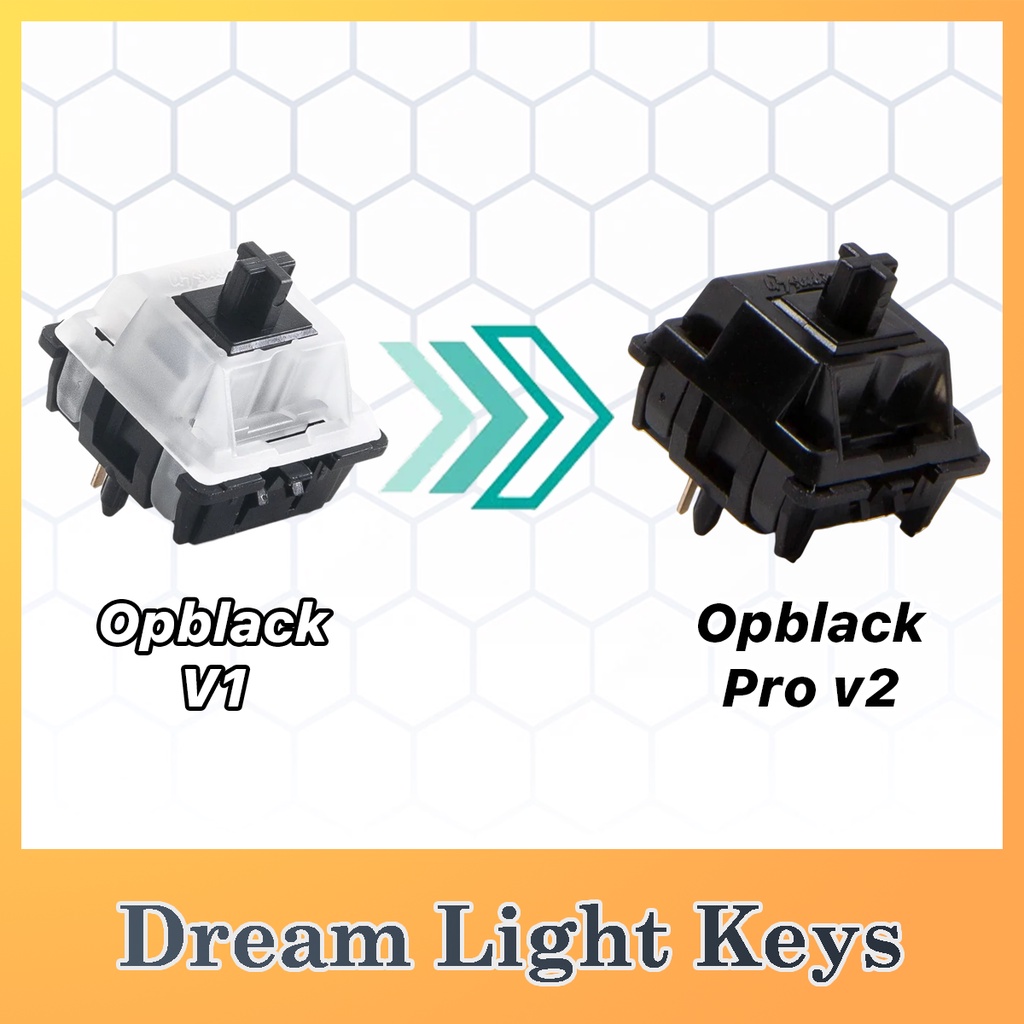 Opblack Pro v2 | 65gr | Linear | Công tắc bàn phím cơ
