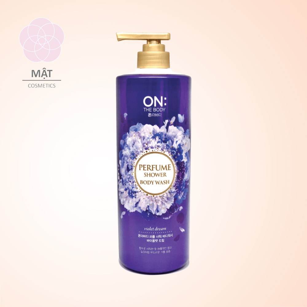 Sữa tắm nước hoa On The Body Perfume hương Classic Pink Violet Dream White Pearl 1000g