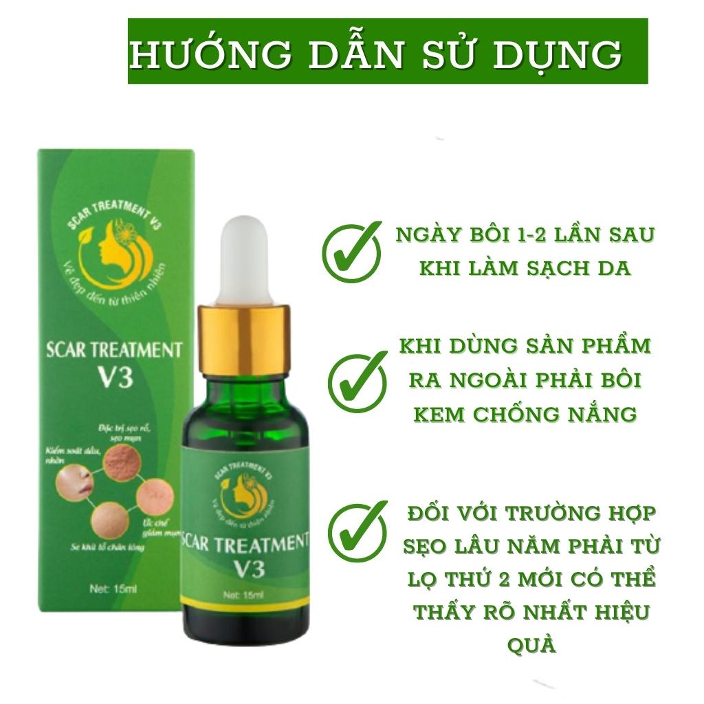 Serum Sẹo Lồi - Sẹo Lõm - Sẹo Rỗ Lâu Năm Scar Treatment V3