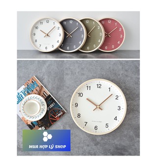 [GỖ THẬT] Đồng Hồ Treo Tường Gỗ Nguyên Bản MJK Phiên Bản Đặc Biệt Nhiều Màu Phong Cách Sang Trọng Hiện Đại
